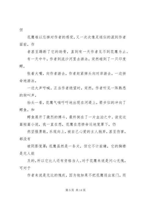 灾之犬的读后感.docx