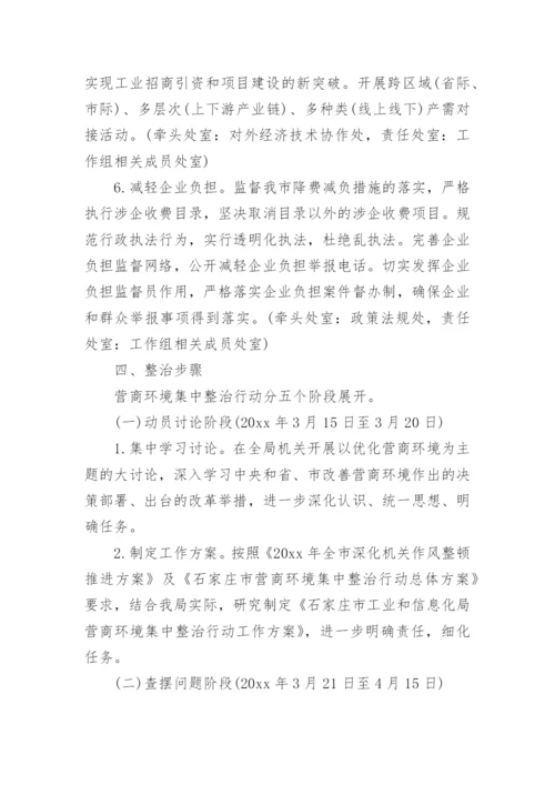 乡镇优化营商环境工作实施方案.docx