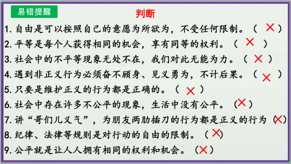 《讲·记·练高效复习》 第四单元 崇尚法治精神 八年级道德与法治下册 课件(共25张PPT)