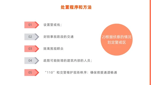 橙色简约商务建筑物业坍塌救援主题培训课件