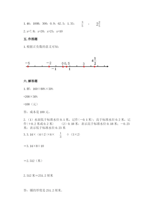 小升初数学期末测试卷含完整答案（必刷）.docx