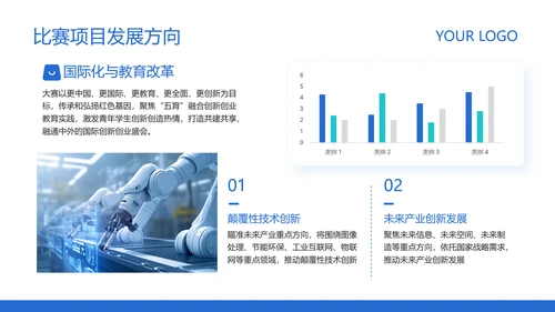 蓝色简约风高校创业比赛活动方案策划PPT