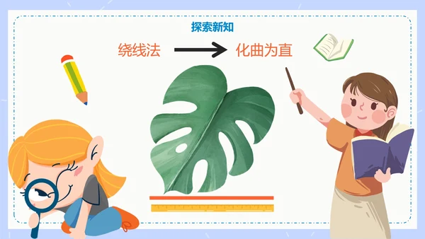 人教版数学三年级认识周长课件PPT模板