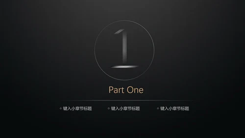 黑金轻奢商业计划书通用PPT模版
