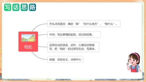 统编版语文二年级上册课文7 第八单元写话：友好相处（教学课件）
