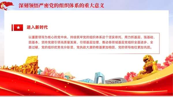 主题教育党课ppt十三个坚持严密党的组织体系党建