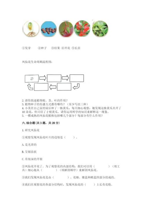 科学四年级下册第一单元《植物的生长变化》测试卷（达标题）.docx