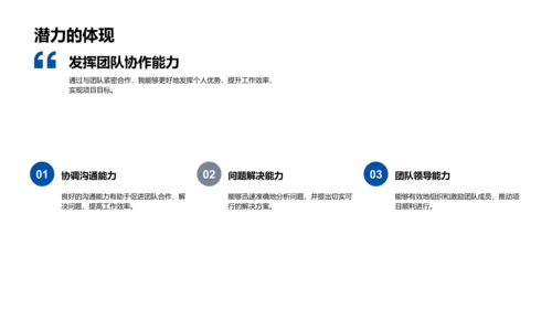 述职报告与项目经验PPT模板