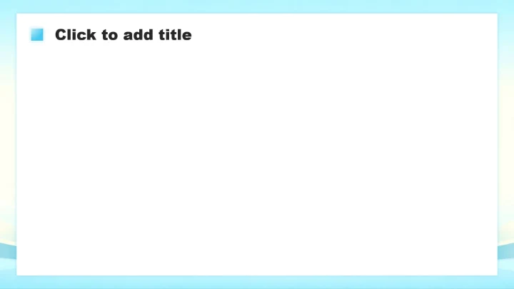 蓝色清新简约风团队成员介绍企业培训PPT主题模板
