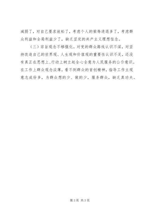 社区群众路线教育实践活动整改措施思想汇报_1.docx