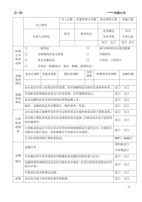 药品批发企业年度质量体系评审评审报告(供货单位).docx