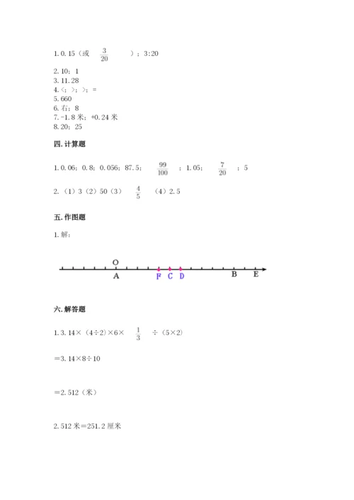 六年级下册数学期末测试卷及完整答案【有一套】.docx