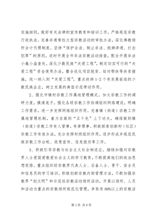 市委统战部XX年工作计划.docx