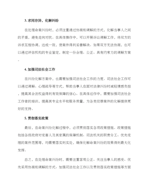 命案纠纷化解方案.docx