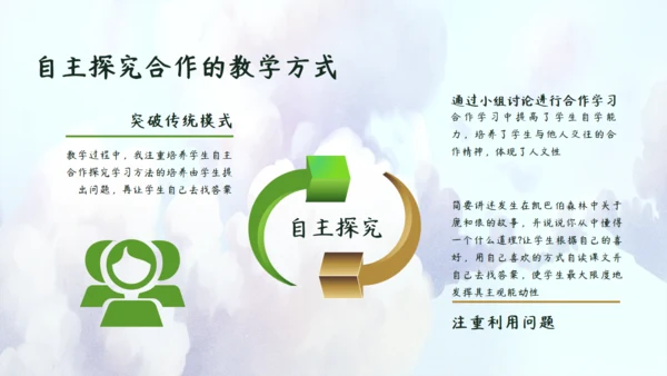 鹿和狼的故事教学课件通用PPT模板