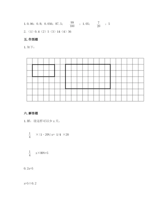 小升初数学期末测试卷附答案【满分必刷】.docx