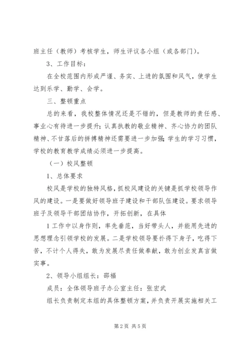 靖边八中学风建设实施方案[五篇] (2).docx