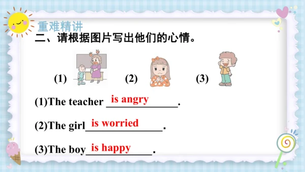 Unit 6 How do you feel？（复习课件）-2023-2024学年六年级英语上册期末