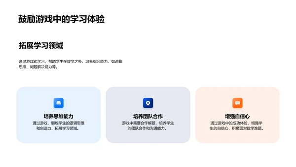 趣味数学教学法PPT模板