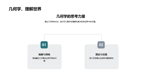 几何学的多元应用