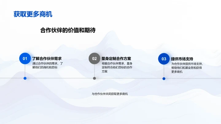 旅游合作策略PPT模板