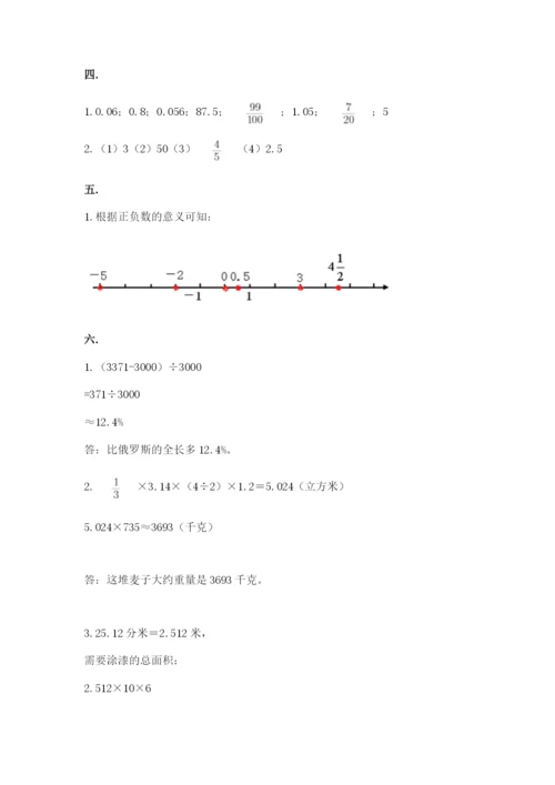 成都外国语学校小升初数学试卷附参考答案（研优卷）.docx