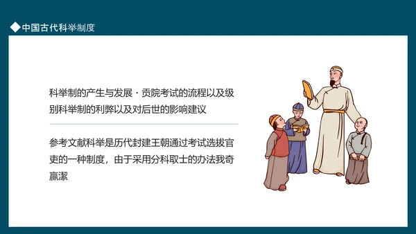 中国古代科举制度动态PPT模板