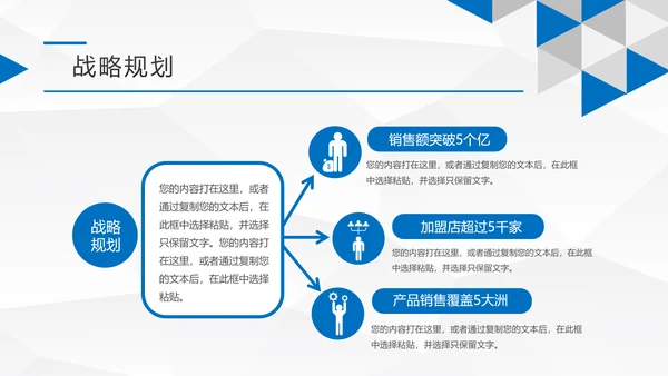 蓝色简约大气企业宣传公司介绍PPT模板