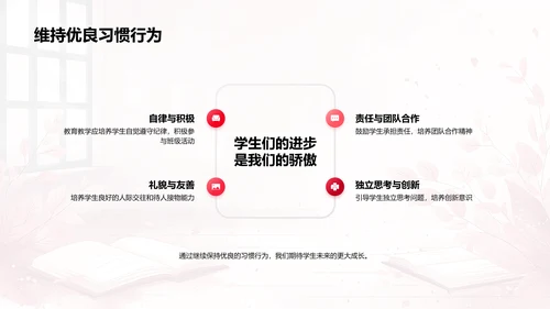 班级年度报告PPT模板