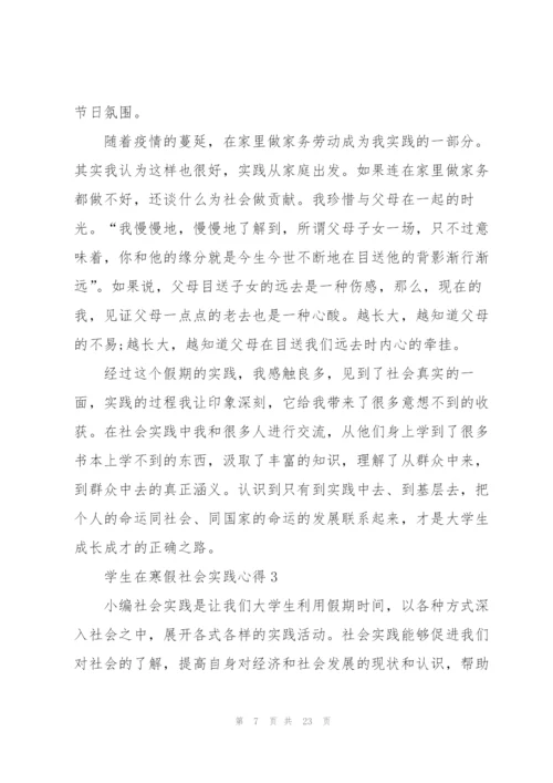 学生在寒假社会实践心得范文10篇.docx