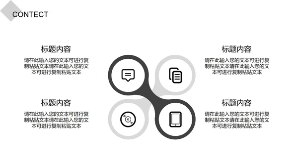 白色都市简约竞聘述职PPT模板