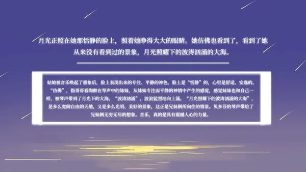 部编版语文六年级上册月光曲课件PPT模板