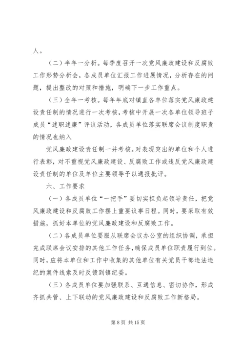 党风廉政建设和反腐败工作联席会议制度.docx