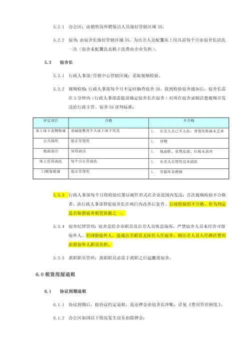房屋租赁管理新规制度.docx