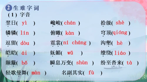 19《登勃朗峰》课件