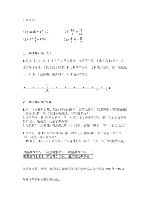 洛阳市小学数学小升初试卷有精品答案.docx