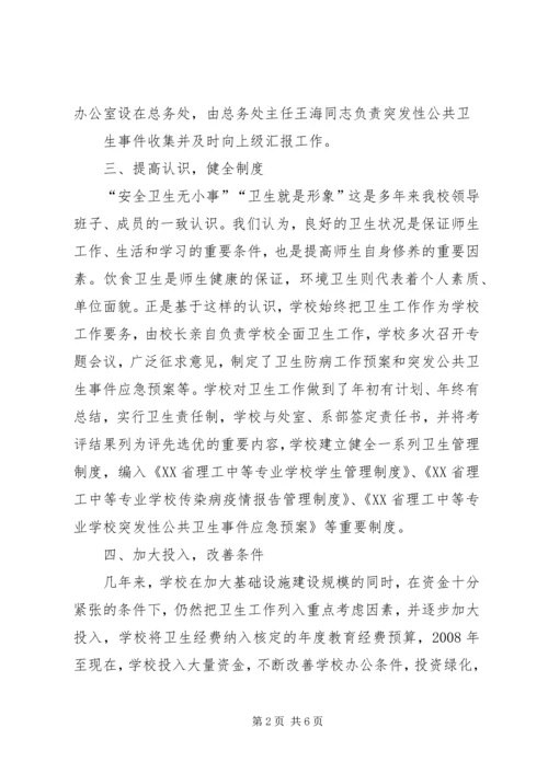 学校卫生监督检查自查报告.docx