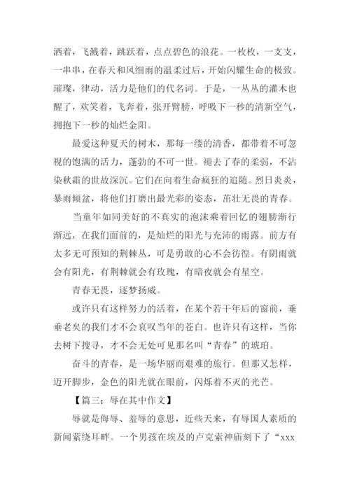 关于什么在其中作文.docx