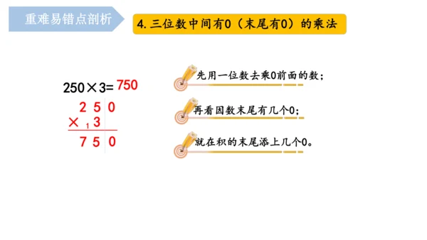 第六单元《多位数乘一位数》（单元复习课件）三年级数学上册+人教版(共19张PPT)