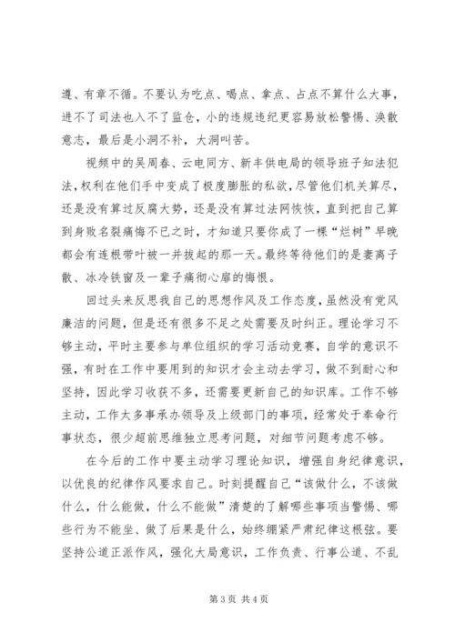 关于南网肃纪正风好扬帆心得体会.docx