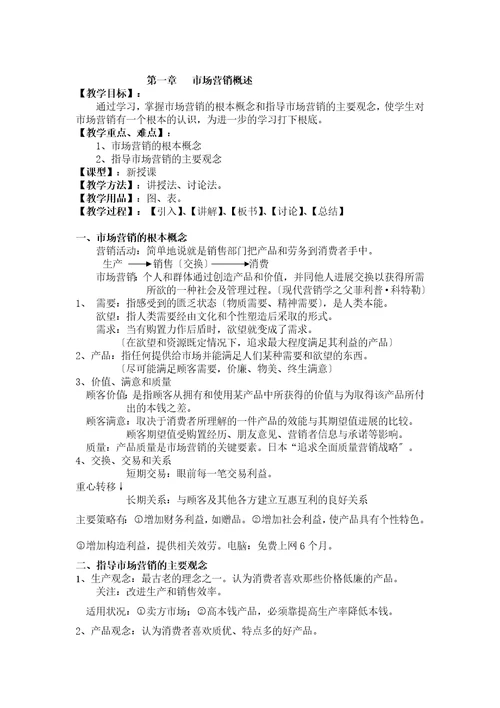 营销心理学教案