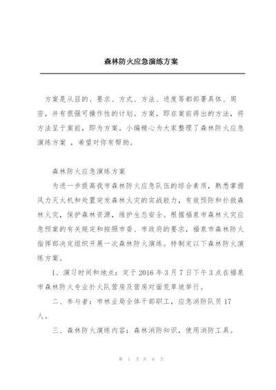 森林防火应急演练方案.docx