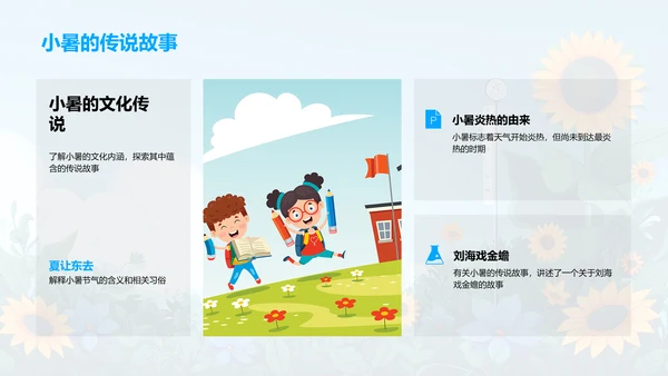 小暑节气解读PPT模板