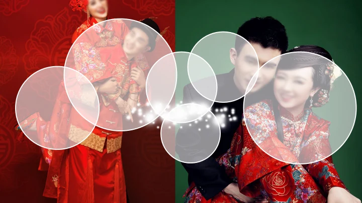 喜庆中式婚礼邀请函通用PPT电子相册模板