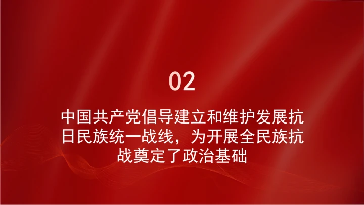 深刻认识全民族抗战的中流砥柱ppt课件