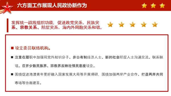 政协常委会工作报告摘要两会党课PPT模板