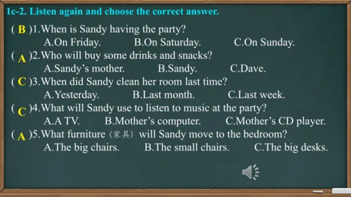 Unit3 Section B (1a-1d) 课件+内嵌音频（人教新目标八下Could you p