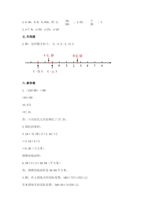 小升初数学期末测试卷（达标题）.docx