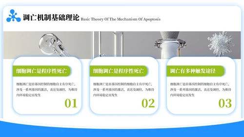 蓝绿色简约风生物学毕业答辩ppt模板