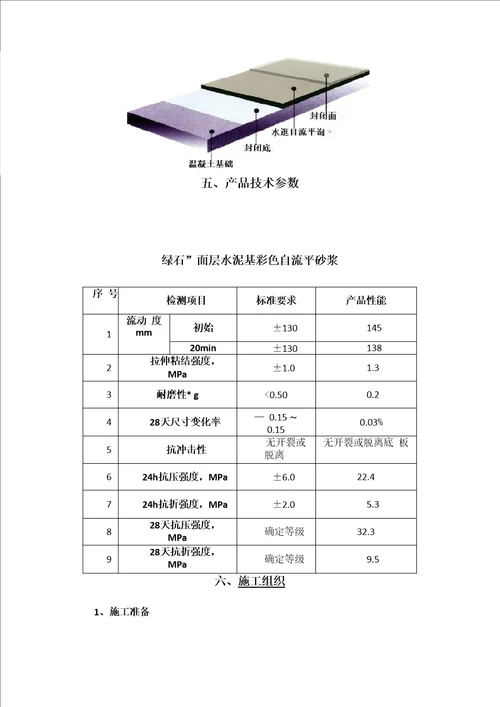 彩色水泥自流平施工方案